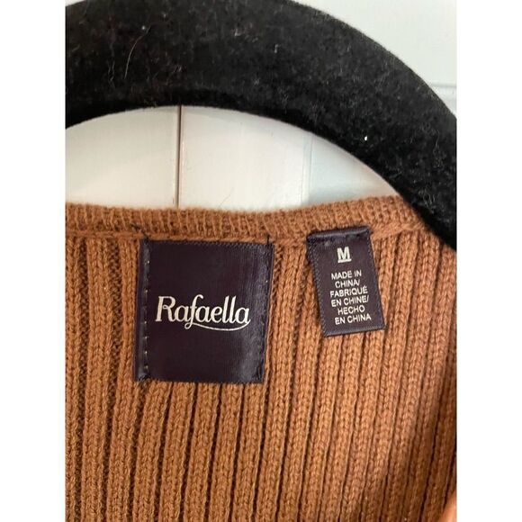 Rafaella nwt Sherpa faux fur front vest size m - Picture 3 of 9